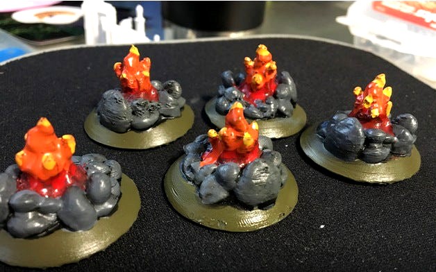 Scythe Thematic Encounter Campfire Tokens by flyingdutchman2