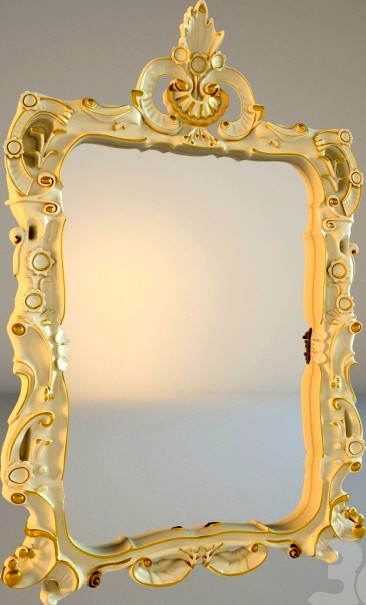 Siena mirror 512 ivory / gold