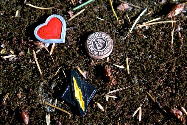 Hogwarts Battle Game Tokens - Influence, Attack, and Heart by WeeksB