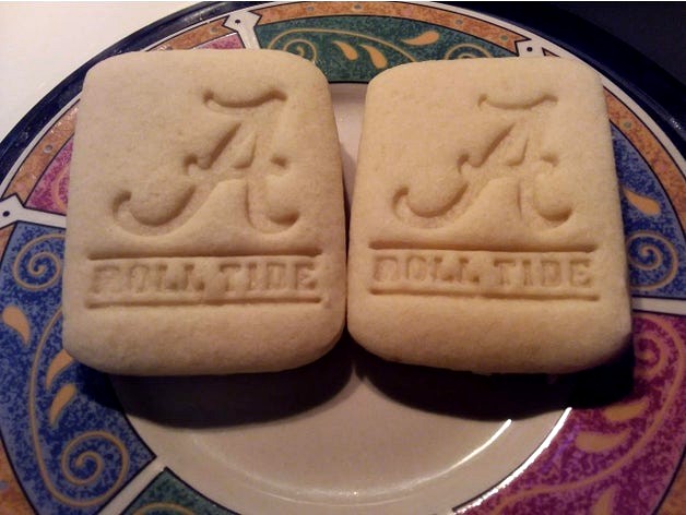 Roll Tide - Alabama Cookie Cutter by psellers