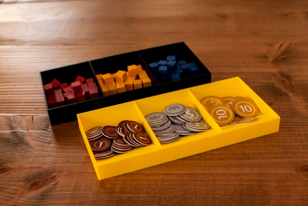 Customizable Board Game Component Tray by bmlindsey