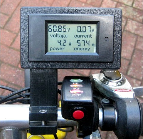 Energy display case for e-bike handlebar by SebiTNT