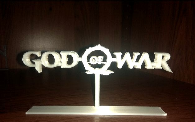 God ofWar Logo con estandarte by thecriws