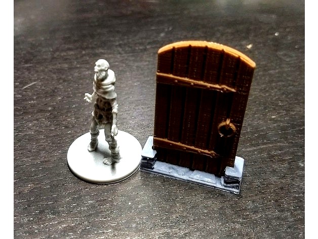 Zombicide Black Plague Door Token by Snickett