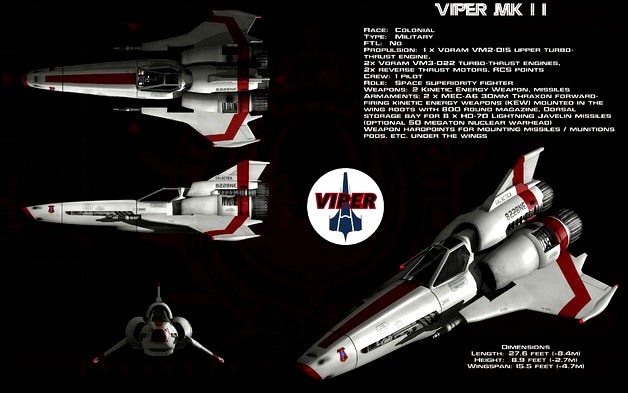 Colonial Viper Mark II by Korben62