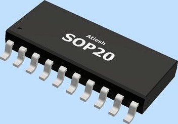 Model - SOP20 IC Package by Atiesh