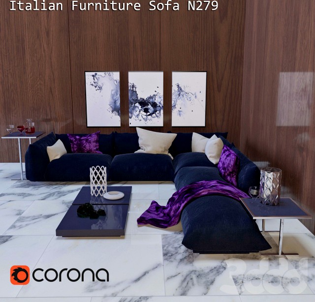 Italian furniture sofa N279