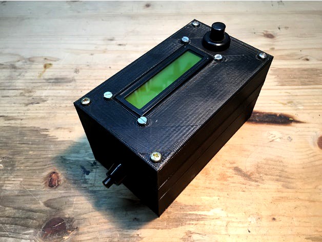 Arduino Uno/WeMos D1 Project box with LCD cutout by Hawk399