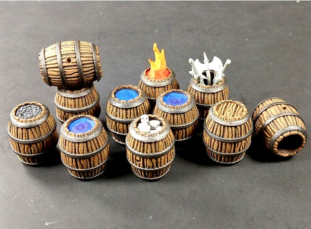 OpenForge Build-a-Barrel (Barrel construction kit) by devonjones