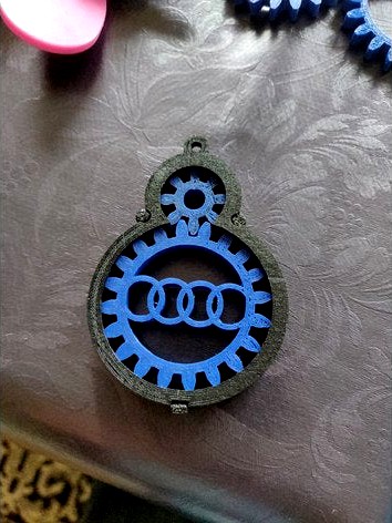 Audi gear keychain  by ingar195