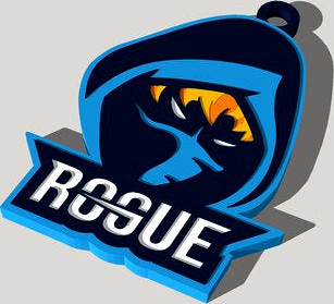 Rogue Esports Logo Charm by ExaKel 3d model