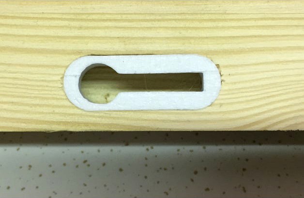 Keyhole for Festool Domino 10mm by mjuntunen