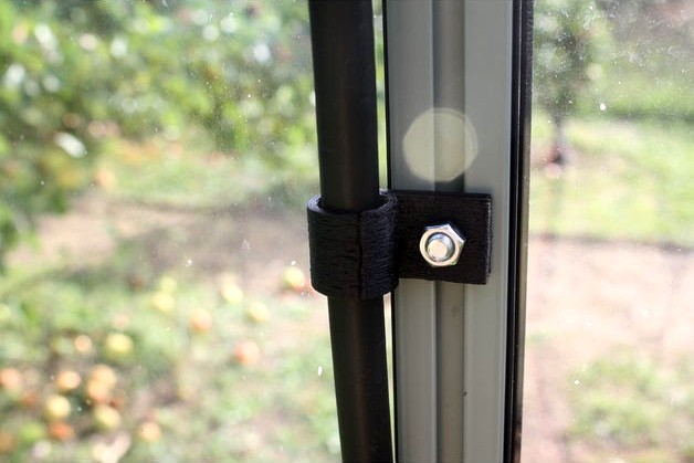 Greenhouse cable clip holder OpenScad by Brian_Norman