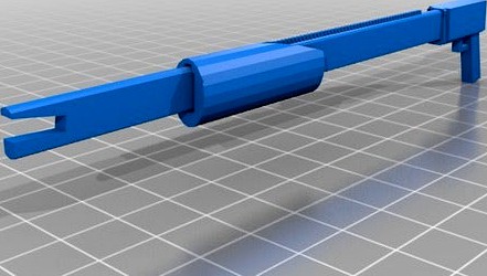 simple rubber band shotgun 50 + bands easy to print by Malcolm_X