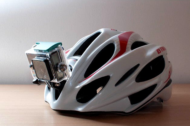 B'Twin helmet action camera mount by pignolog