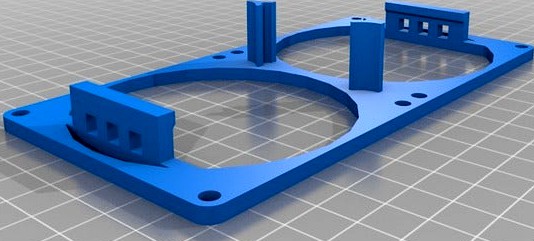 DDR4 80mm Fan Mount by declinox