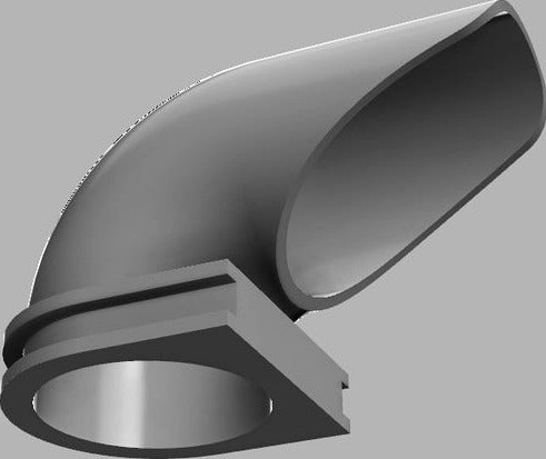 150cc GY6 Carburetor Cooling Duct by thedayowl