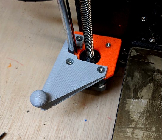Prusa Z camera ball mount by tedder