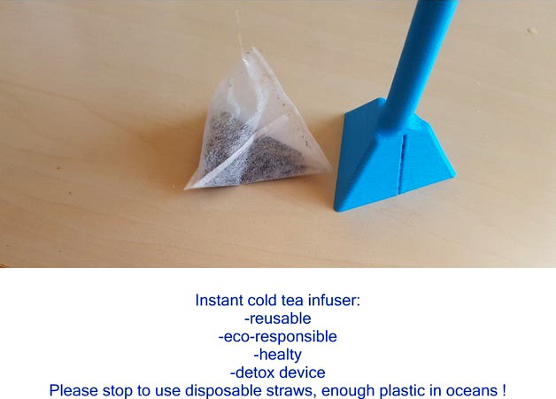 Instant cold tea infusion straw ( magical straw ) by the_messy_desk