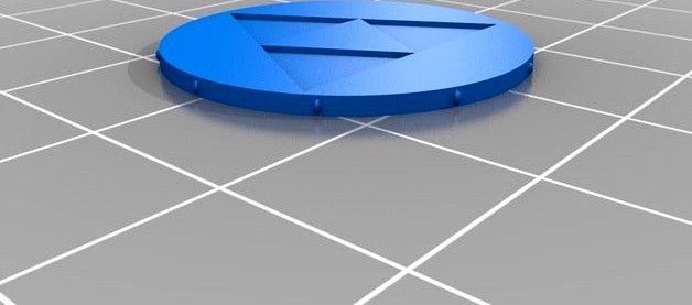 25mm amiibo sticker Triforce base by WarDrake