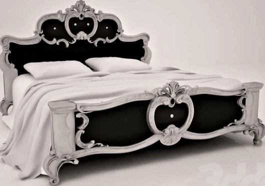 Итальянская мебель(кровать в стиле барокко)