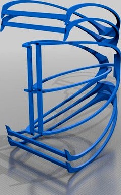 180 Degree Flying Wings and Body Folded Skeleton by ferditekin