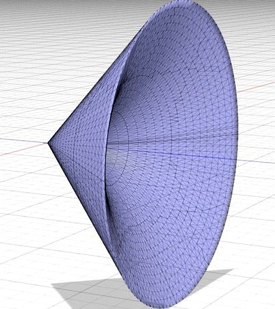 Solid of Revolution: between y=x and y=x^2 by MathObjects