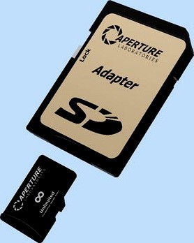 Model - Micro Secure Digital Card with Adapter by Atiesh