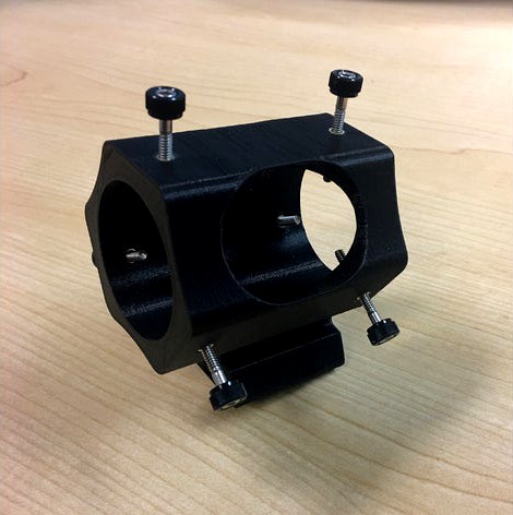 Finderscope/Laser Mount for Telescopes by shroppy