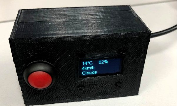 ESP32 Case with button and display by dontcrash
