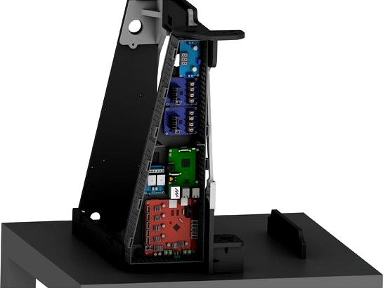 Anet A8 Electronics Enclosure (Octopi, Relay, Mosfets, and Power Converter Module) by oricalcosmtr