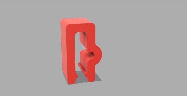 1.75mm and 2.85mm Filament Clip for "redline Filament" paper roll by sparky0815