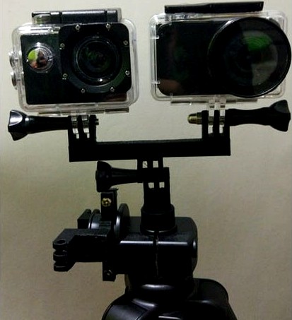 double support sport camera by xmoxix