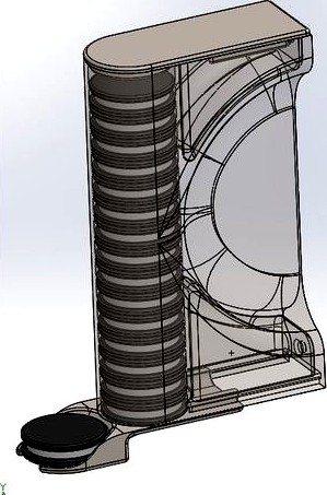Oreo Dispenser (command strip mount) - std oreo not double stuff by PSomeone