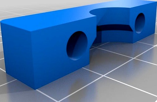 Ratrig V-Core Hotend Clamp by cloven