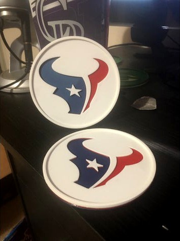 Houston Texans Coaster by chrisjfinlay