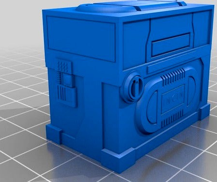 Sci fi Dumpster / Incinerator by Lord_Farzenbobble