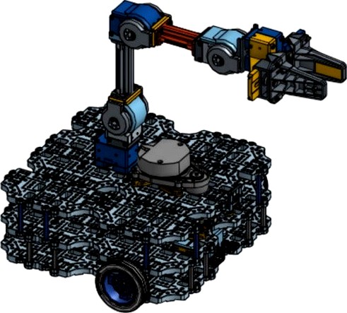 ROBOTIS TurtleBot Waffle Pi with OpenManipulator Chain by ROBOTIS