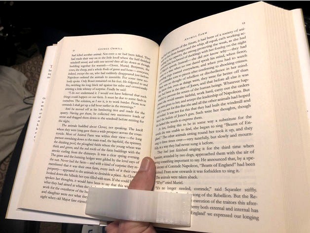 One Handed Reading Assitant by JF_213