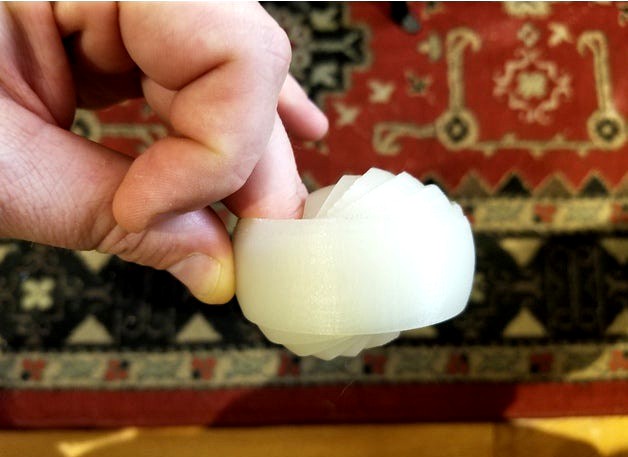 Concentric Fidget, print in place by -Josh-