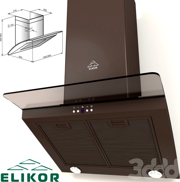 Вытяжка ELIKOR Аквамарин 60