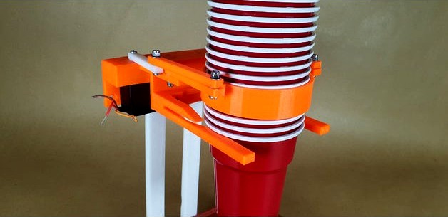 Automated Cup Dispenser by ThatRobotGuy