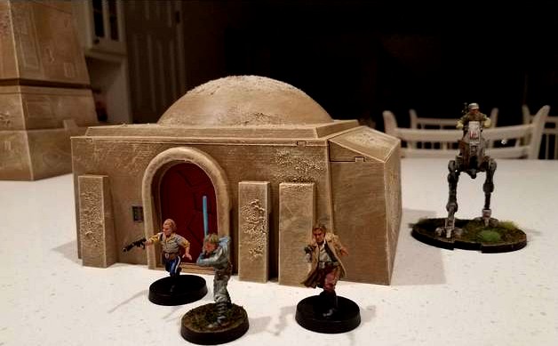 Star Wars Legion - Small Tatooine House 2 by cheffrey85
