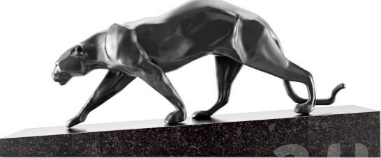 Скульптура пантера ар-деко