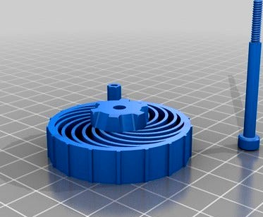 SMARS - Monster Wheel Module for Modified SMARS Slave Wheel (Screw Version) by lukewd