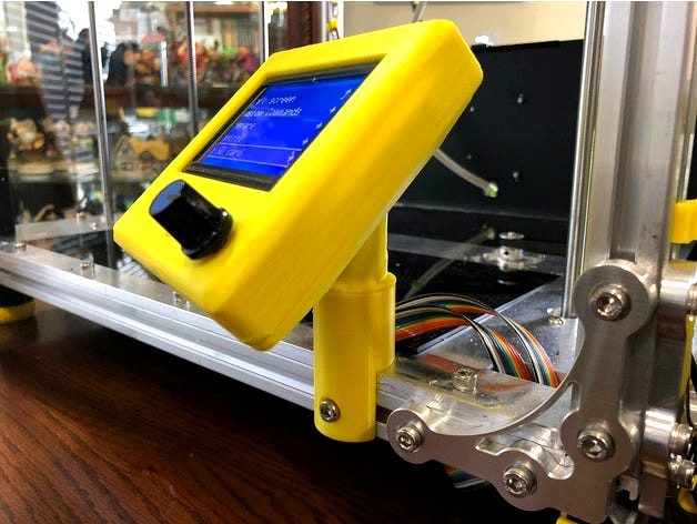 RepRap Full Graphics LCD Snap-Swivel Case by dbfrompw