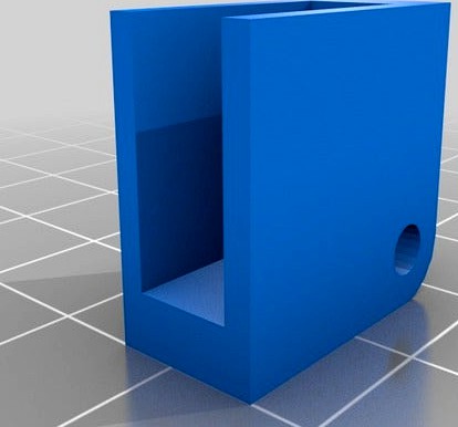 Heated bed mount for 6 mm bed by Baklin