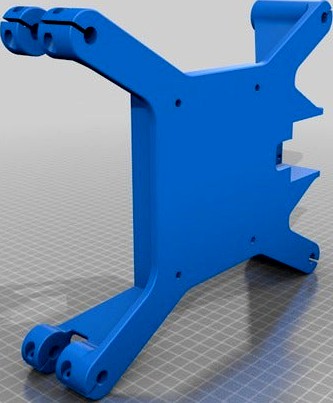 DAEMON 3D Printable 3D Printer MKS Gen L mount by Zinoberrot