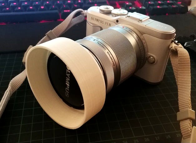 Diffusing lens hood for Olympus 40-150mm by eponra