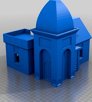 Star Wars Legion - Small Naboo House 1 by cheffrey85